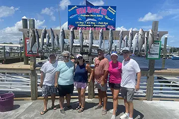 Mahi and bottom fishing catch on a 3/4 Day trip near Carolina Beach, NC