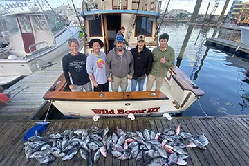 Cooler full of bottom fish including Snapper and Grunts from 8hr Carolina Beach trip